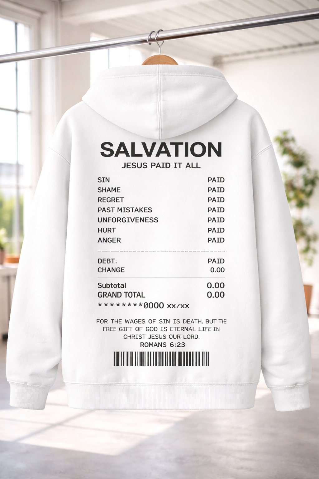 Salvation Jesus Paid It All Hoodie