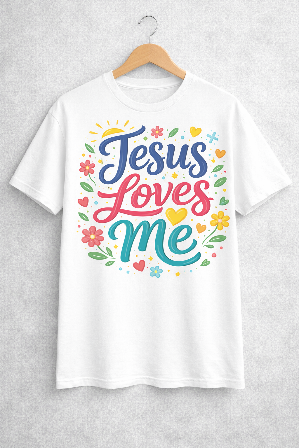 Jesus Loves Me - Cheerful Christian T-Shirt