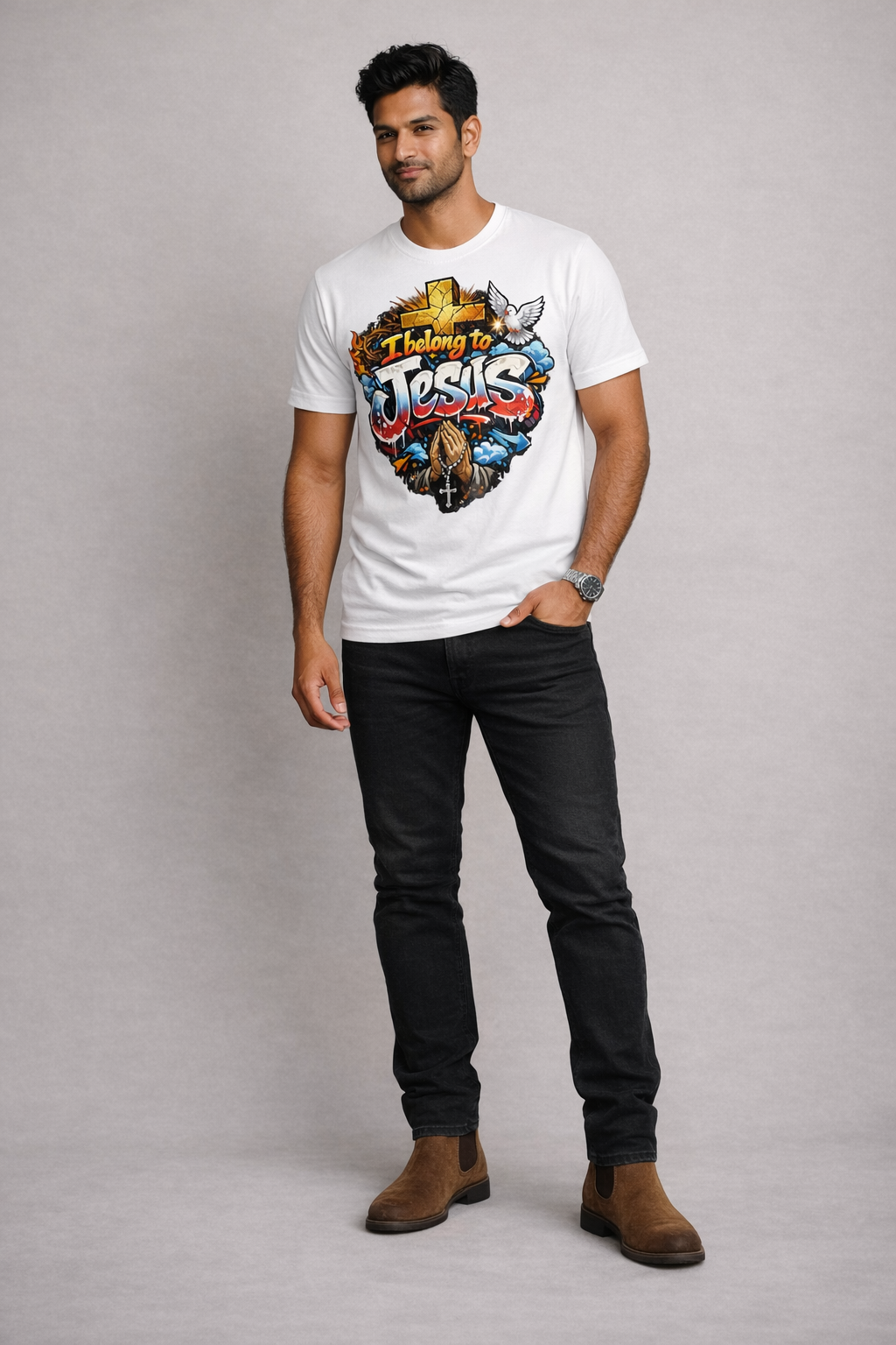 I Belong to Jesus T-Shirt - White